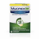 Mucinex Mucinex Cough Suppressant Expectorant Dm 12 Tablets