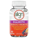 Align DualBiotic, Prebiotic + Probiotic for Men and Women, Help Nourish and add Good Bacteria for Digestive Support, Natural Fruit Flavors