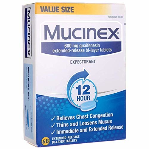 Mucinex 68 ct