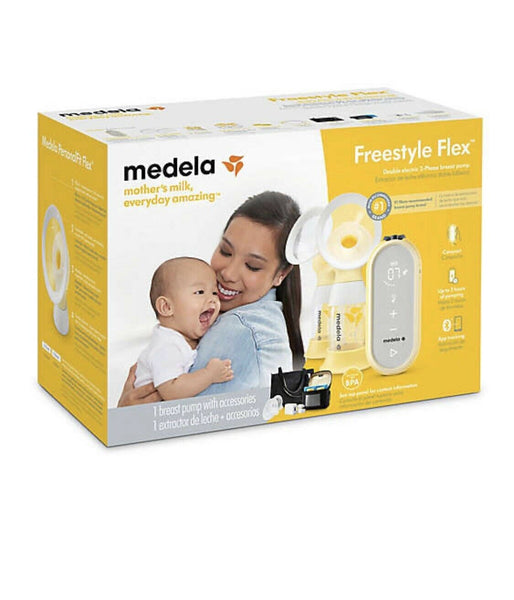Medela Breast Pump | Freestyle Flex | Closed System Quiet Handheld Portable Double Electric Breastpump
