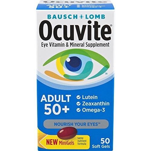 Ocuvite Adult 50+ Vitamin & Mineral Supplement, Soft Gels