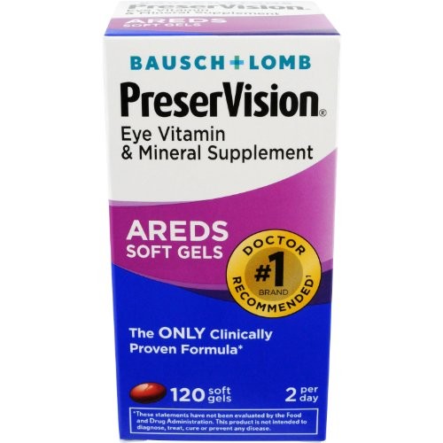 Bausch & Lomb PreserVision Eye Vitamin & Mineral Supplement
