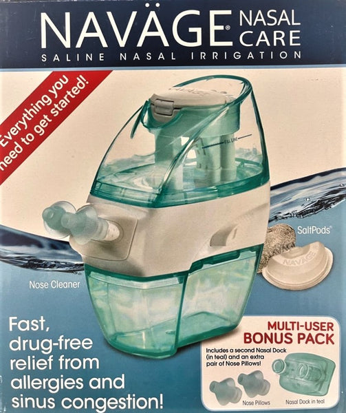Navage Multi-User, *BONUS PACK, 18 Salt Pods,