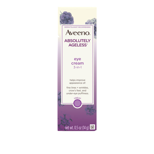 Aveeno Absolutely Ageless 3-in-1 Anti-Wrinkle Eye Cream, 0.5 oz