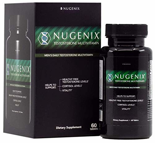 Nugenix Men's Daily Testosterone Multivitamin- 19 Vitamins and Minerals 60 count